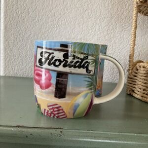 Florida Tropical Ceramic Coffee Mug ~ The Post Card Factory